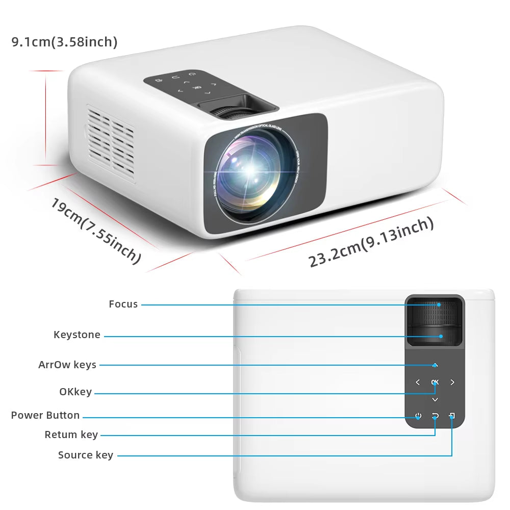 Projector Td93Pro Full HD Video 1080P