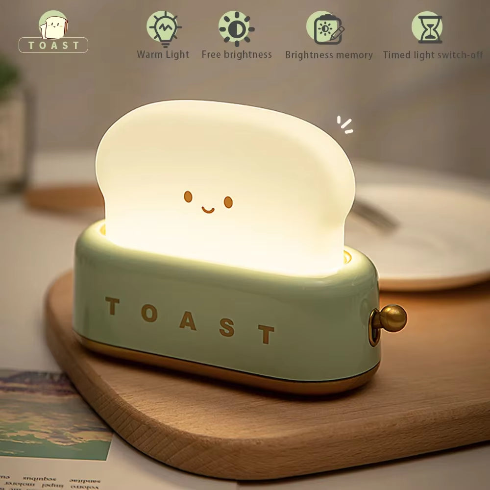 Toast Cartoon LED Night Light