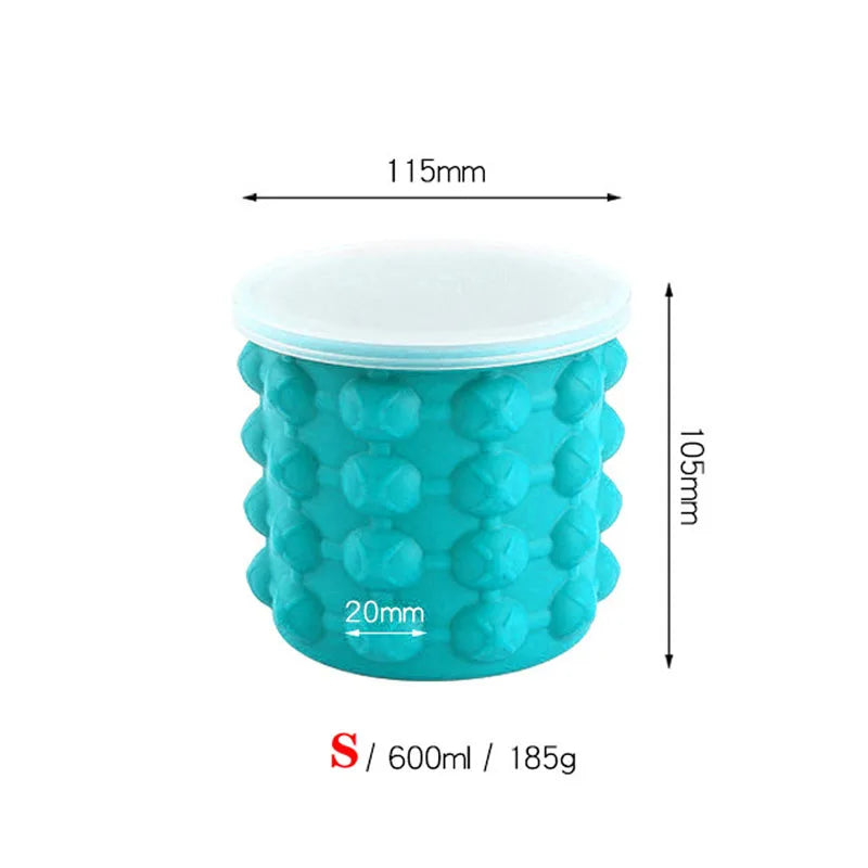 Silicone Ice Cube Maker Ice Cube Mold Tray
