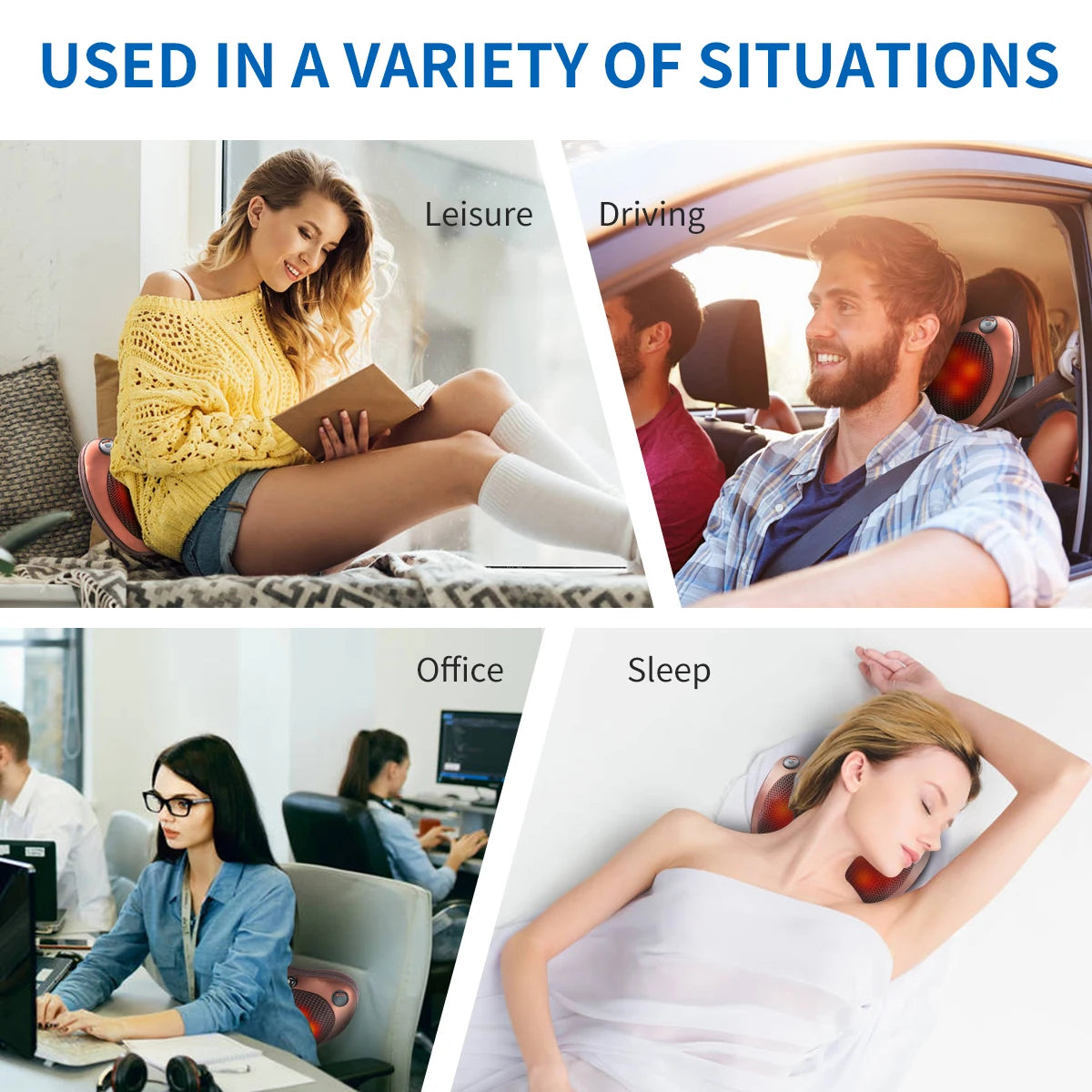 Massage Pillow For Head Relax Electric Shoulder Back massager