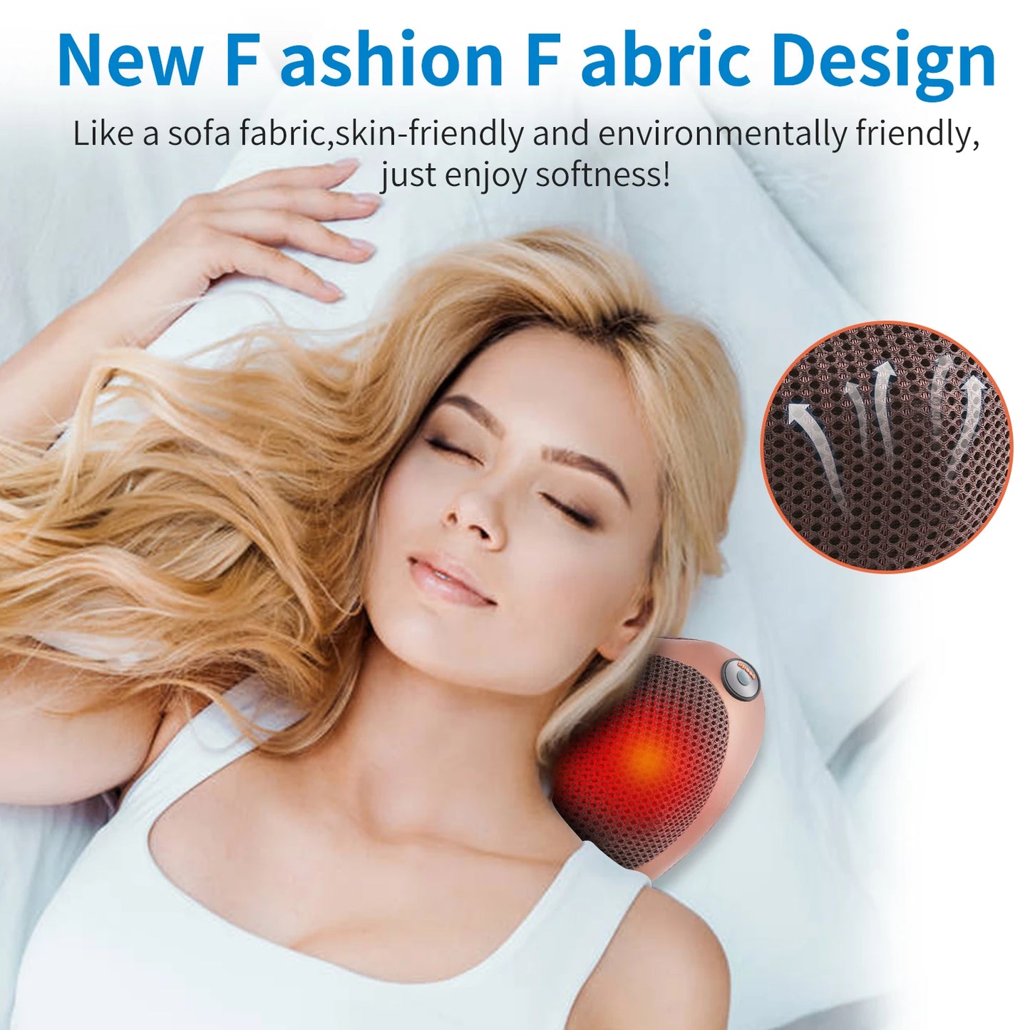 Massage Pillow ​For Head Relax Electric Shoulder Back massager 