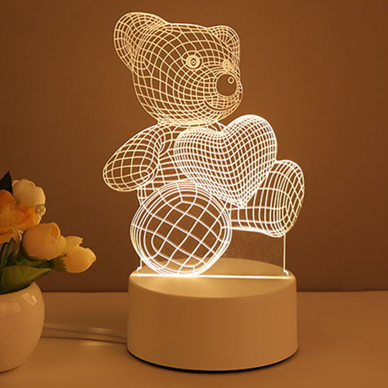 3D Lamp Acrylic USB LED Night Light