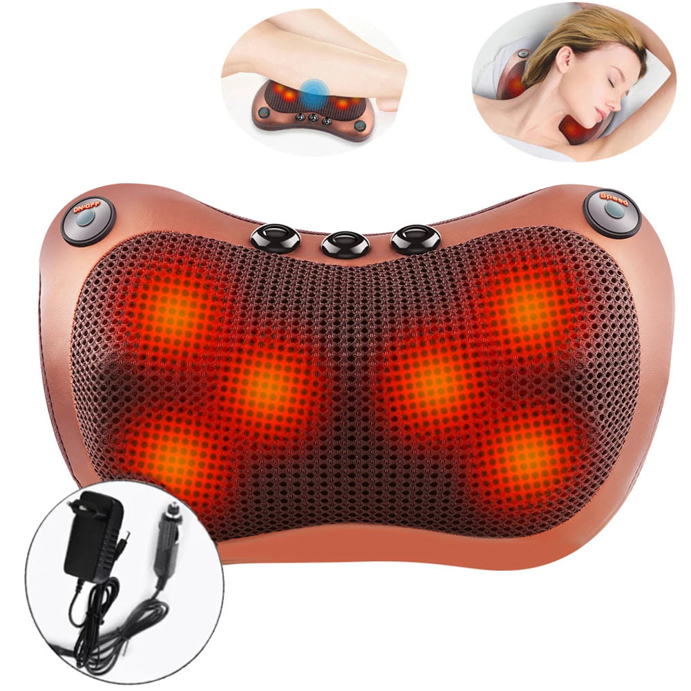 Massage Pillow ​For Head Relax Electric Shoulder Back massager 