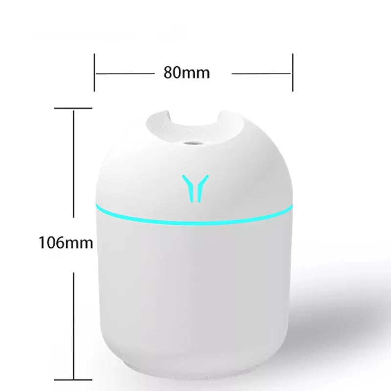 250ML Mini Aroma Oil Diffuser USB  Electric Air Humidifier with LED Night Lamp 