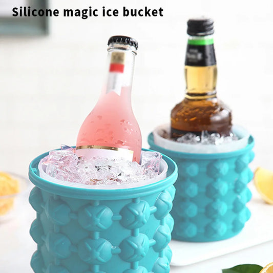 Silicone Ice Cube Maker Ice Cube Mold Tray 