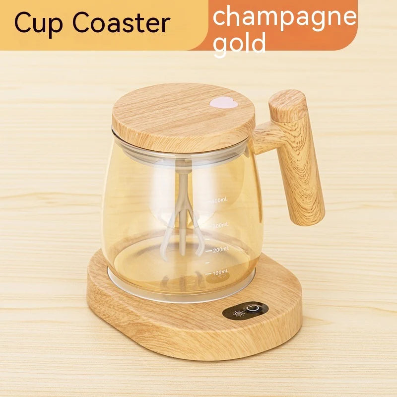400ML Self Stirring Coffee Mug Electric Mixing Glass Coffee 