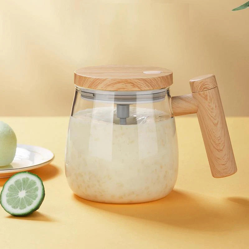 400ML Self Stirring Coffee Mug Electric Mixing Glass Coffee 