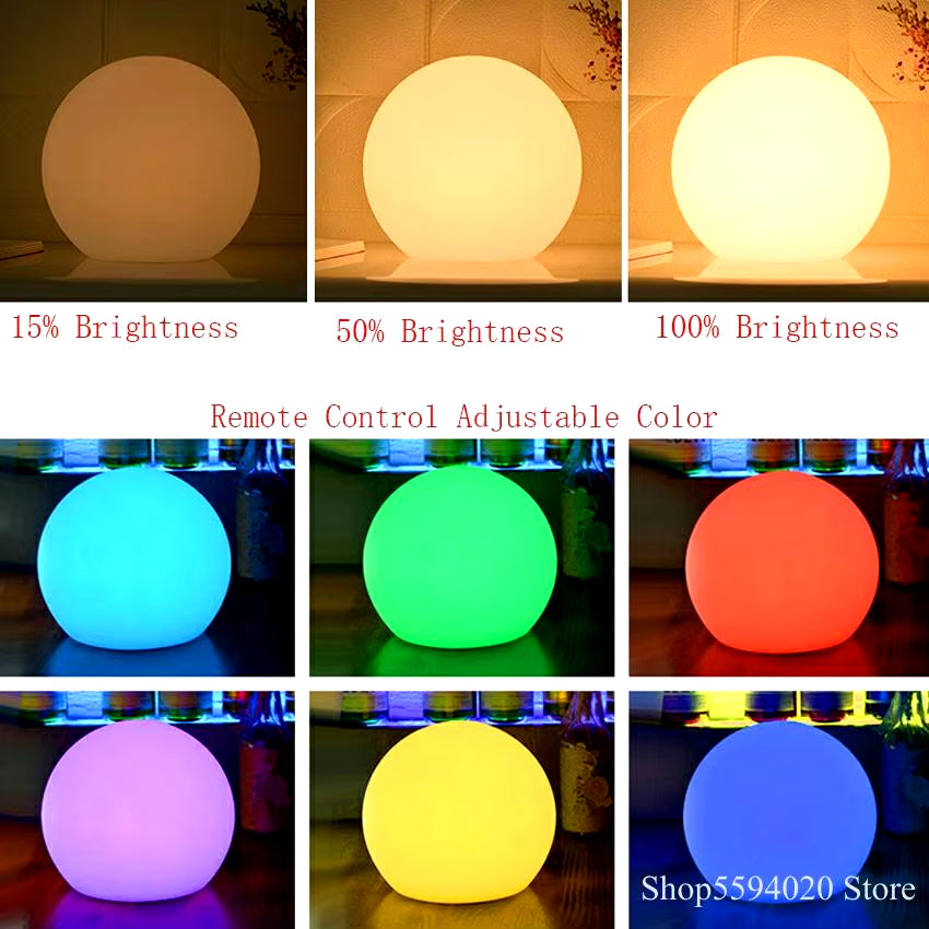 Modern LED Ball Floor Lamps Home Decor 