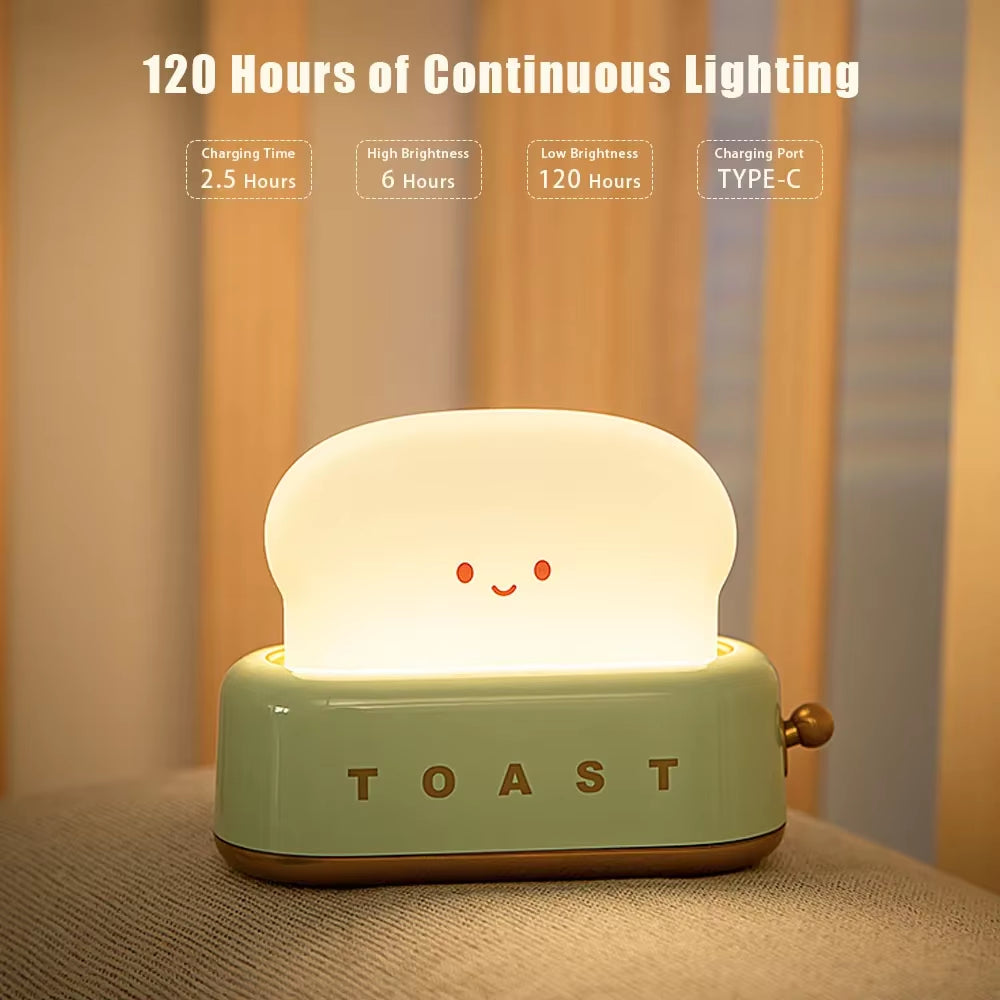 Toast Cartoon LED Night Light