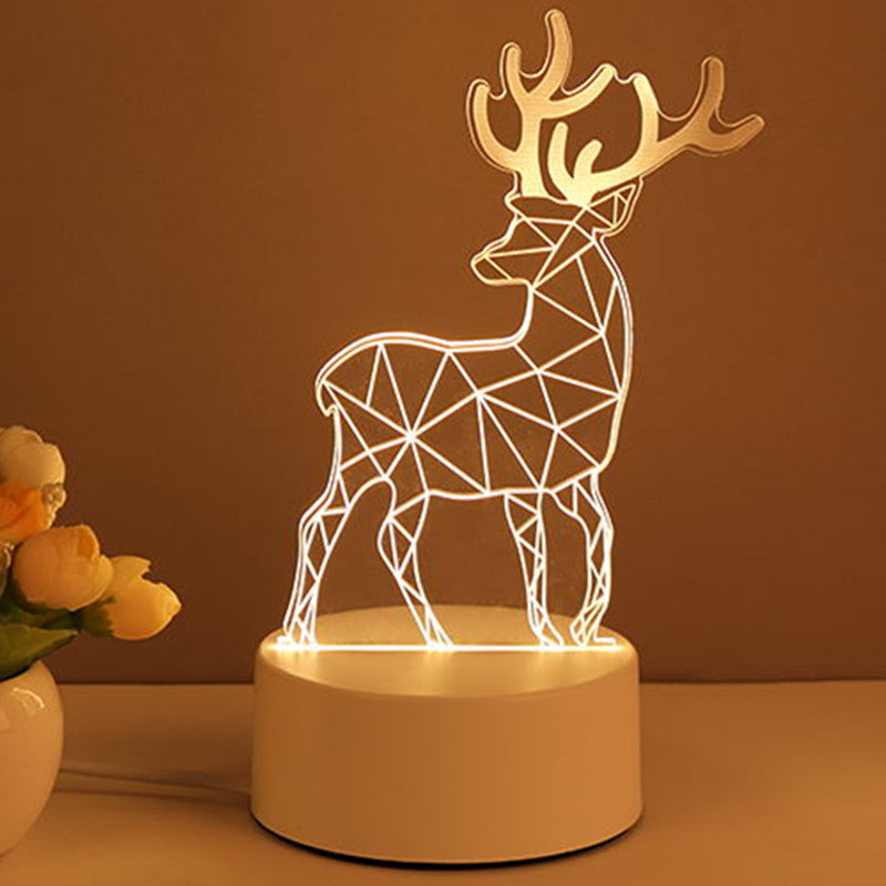 3D Lamp Acrylic USB LED Night Light