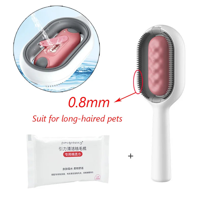 Double Sided Hair Removal Brushes for Cat Dog Pet Grooming Comb