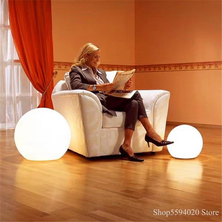 Modern LED Ball Floor Lamps Home Decor 