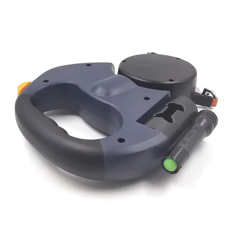 3Mpet Supplies Multi-Functiondouble-Ended Traction Rope Auto Retractable Roulette Dual Dog Leash with Flashlight Dog Accessories
