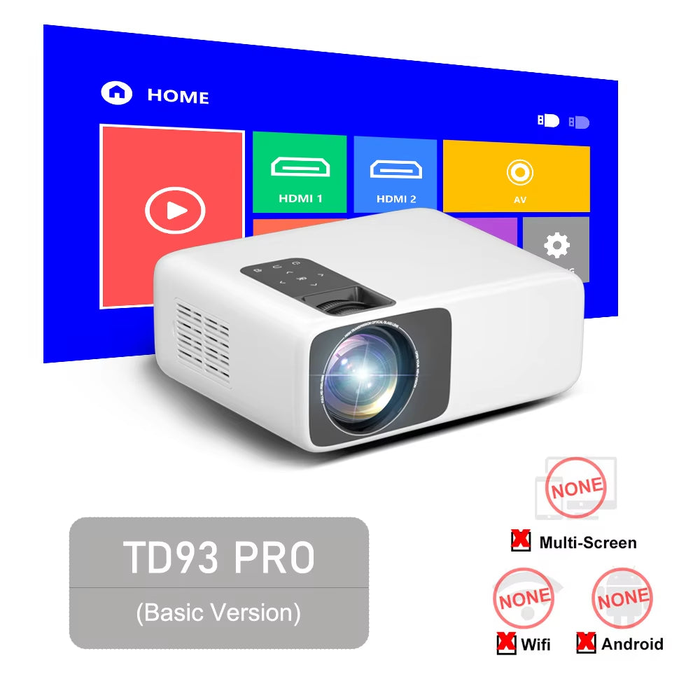 Projector Td93Pro Full HD Video 1080P 